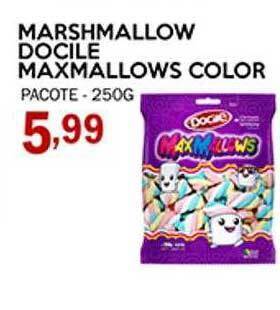 Decisão Atacarejo Marshmallow docile maxmallows color oferta