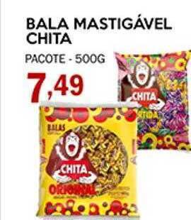 Decisão Atacarejo Bala mastigavel chita oferta