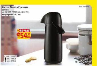 Garrafa térmica expressar sanremo