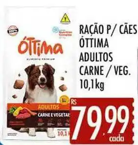 Ração p-cães óttima adultos carne - veg.