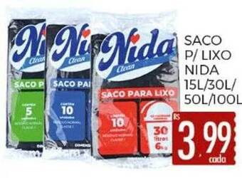 Saco p-lixo nida