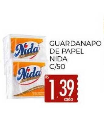Supermercados Avenida Guardanapo de papel nida c-50 oferta