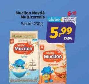 Supermercados Cidade Canção Mucilon nestlé multicereais oferta