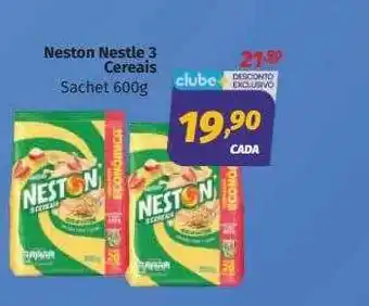 Supermercados Cidade Canção Neston nestlé 3 cereais oferta