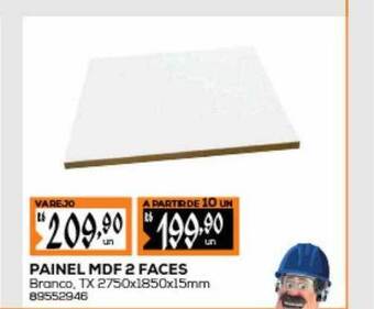 Obramax Painel mdf 2 faces oferta