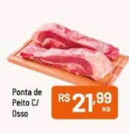 Supermercados Goes Ponta de peito c- osso oferta