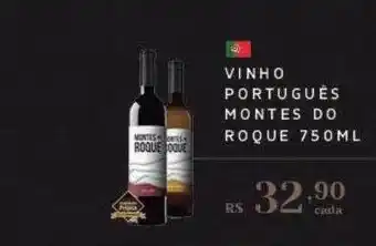 Empório Bahamas Vinho português montes do roque oferta