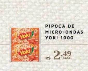 Empório Bahamas Pipoca de micro-ondas yoki oferta