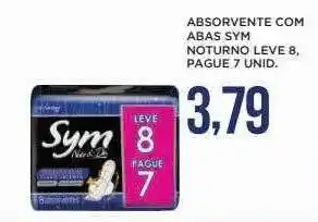 Apoio Mineiro Absorvente com abas noturno oferta