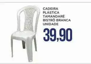 Apoio Mineiro Cadeira plástica tamandaré bistró branca unidade oferta