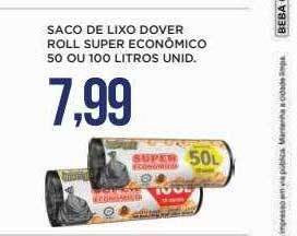 Apoio Mineiro Saco de lixo dover roll super econômico oferta