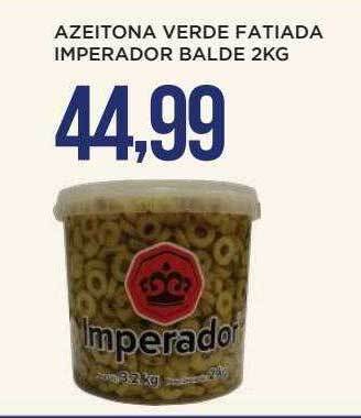 Apoio Mineiro Azeitona verde fatiada imperador balde oferta