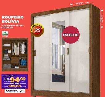 Móveis Simonetti Roupeiro bolívia oferta