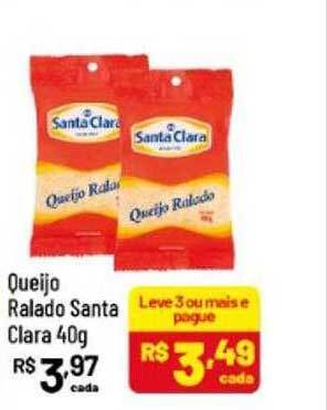 Supermercados Goes Queijo ralado santa clara oferta