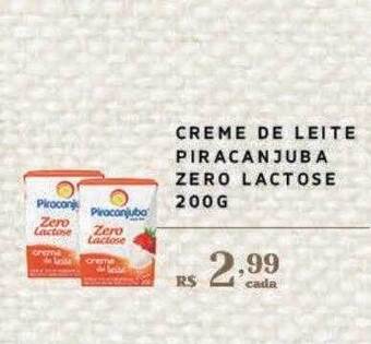 Empório Bahamas Creme de leite piracanjuba zero lactose oferta