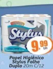 Supermercados Archer Papel higiênico stylus folha dupla oferta