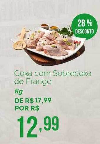 Oba Hortifruti Coxa com sobrecoxa de frango kg 28% desconto oferta