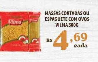 Massas cortadas ou espaguete com ovos vilma