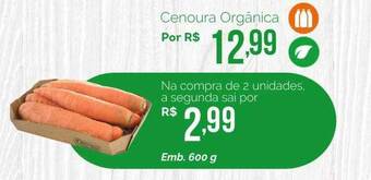 Oba Hortifruti Cenoura orgânica oferta