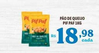 Bahamas Supermercados Pão de queijo pif paf oferta