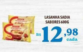 Lasanha sadia sabores