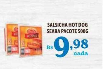 Bahamas Supermercados Salsicha hot dog seara oferta