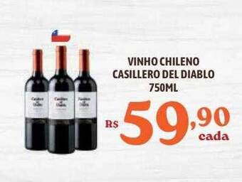 Vinho chileno casillero del diablo