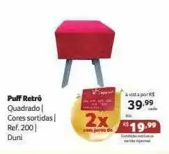 Puff retrô duni