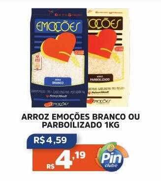 Pinheiro Supermercado Arroz emoções branco ou parboilizado oferta