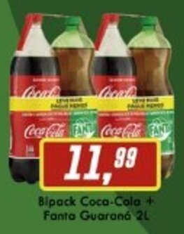 Bipack Coca Cola + Fanta Guarana 2L
