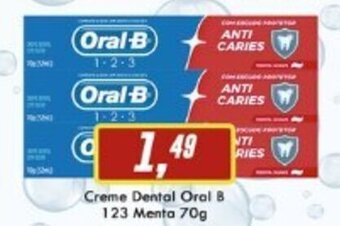 Creme Dental Oral B 123 Menta 70g