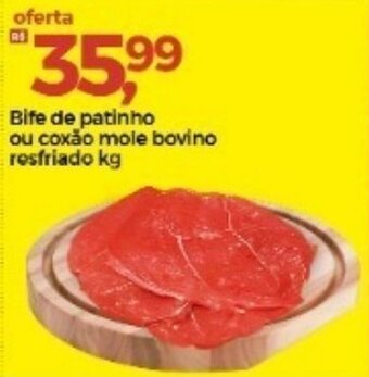 Frangolândia Bife de patinho ou coxao mole bovino resfriado 1kg oferta
