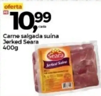 Frangolândia Carne salgada suina Jerked Seara 400g oferta