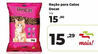 Ração para gatos docat 1kg