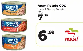 Peruzzo Atum ralado gomes da costa, natural, óleo ou tomate 170g oferta