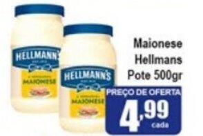 Higa's Supermercado Maionese Hellmann's Pote 500g oferta