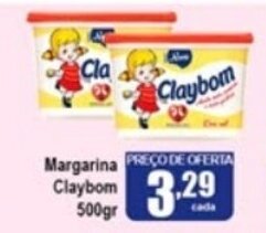 Higa's Supermercado Margarina Claybom 500g oferta