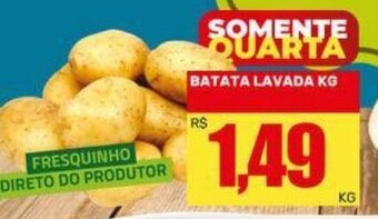 Batata Lavada 1kg
