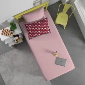 Jogo de lençol portallar malha solteiro 2 peças minnie
