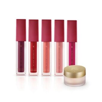 Eudora Kit 5 batons skinny matte + primer oferta