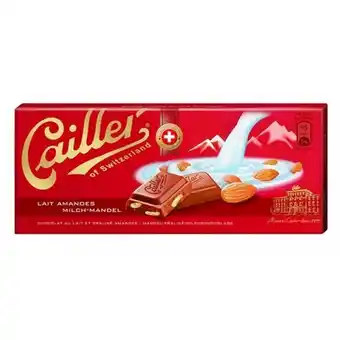 Supermercado Bergamini Chocolate com amêndoas e leite cailler 100g oferta