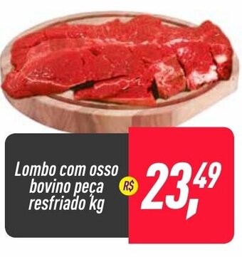 Frangolândia Lombo com osso bovino peca resfriado 1kg oferta