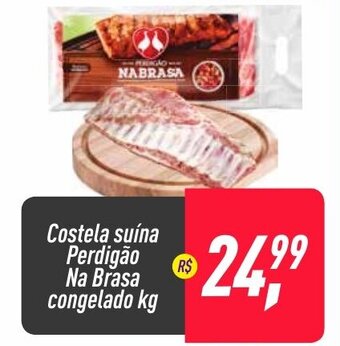 Frangolândia Costela Suina Perdigao Na Brasa congelada 1kg oferta