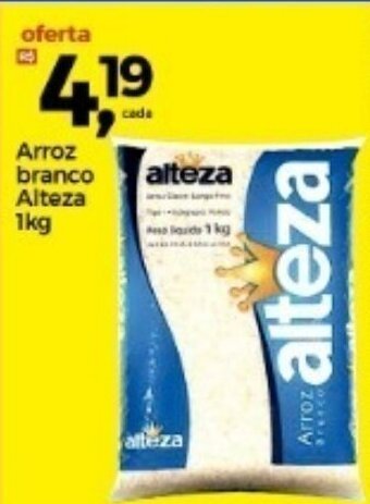 Frangolândia Arroz branco Alteza 1kg oferta