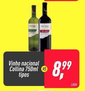 Frangolândia Vinho Nacional Collina 750ml tipos oferta
