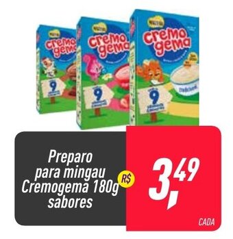Frangolândia Preparo para Mingau Cremogema 180g sabores oferta