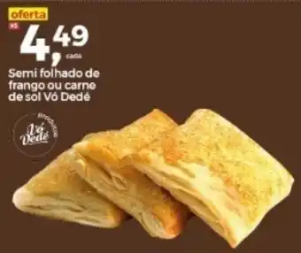 Frangolândia Semi folhado de Frango ou carne de sol Vo dede oferta