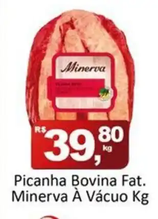Rede Krill Picanha Bovina Fat. Minerva a vacuo 1kg oferta