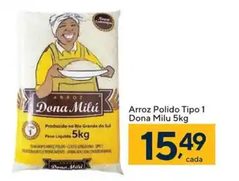 Coop Arroz Polido tipo 1 Dona Milu 5kg oferta