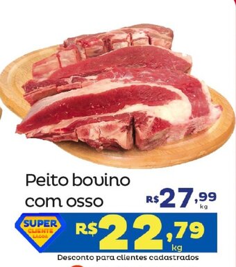 Peito Bovino com osso 1kg